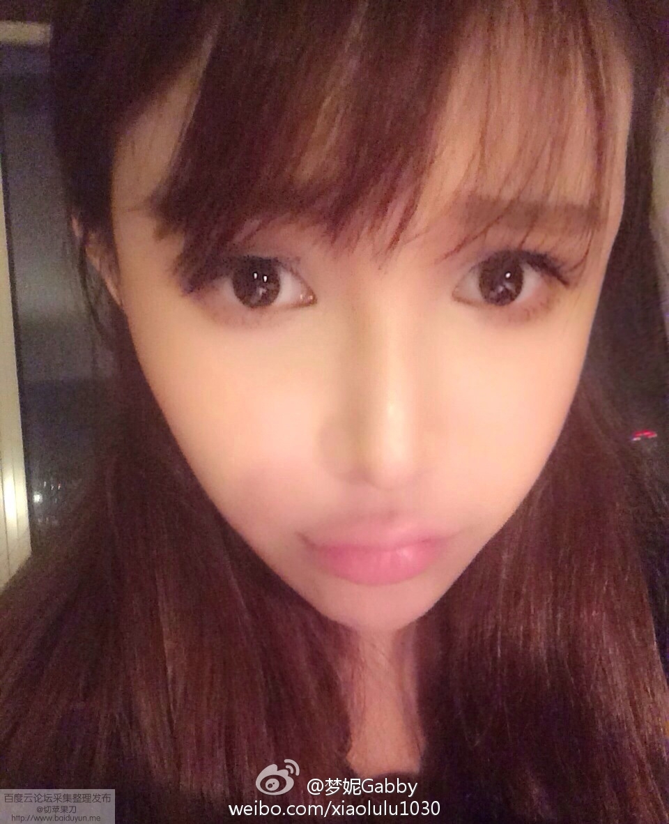 北舞校花翻版Angelababy 梦妮gabby小清新微博图集