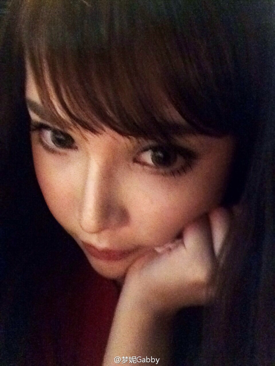 北舞校花翻版Angelababy 梦妮gabby小清新微博图集