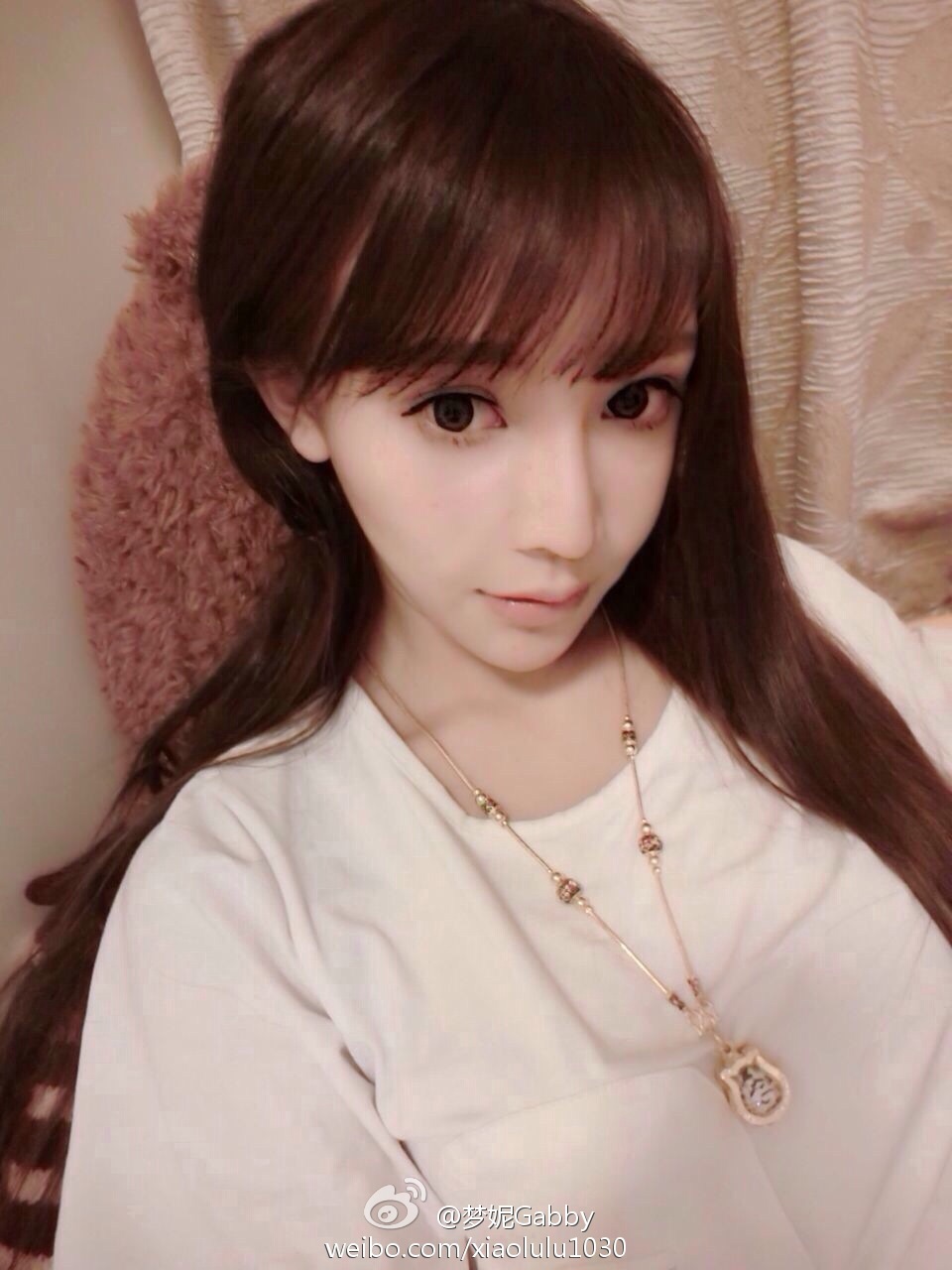 北舞校花翻版Angelababy 梦妮gabby小清新微博图集