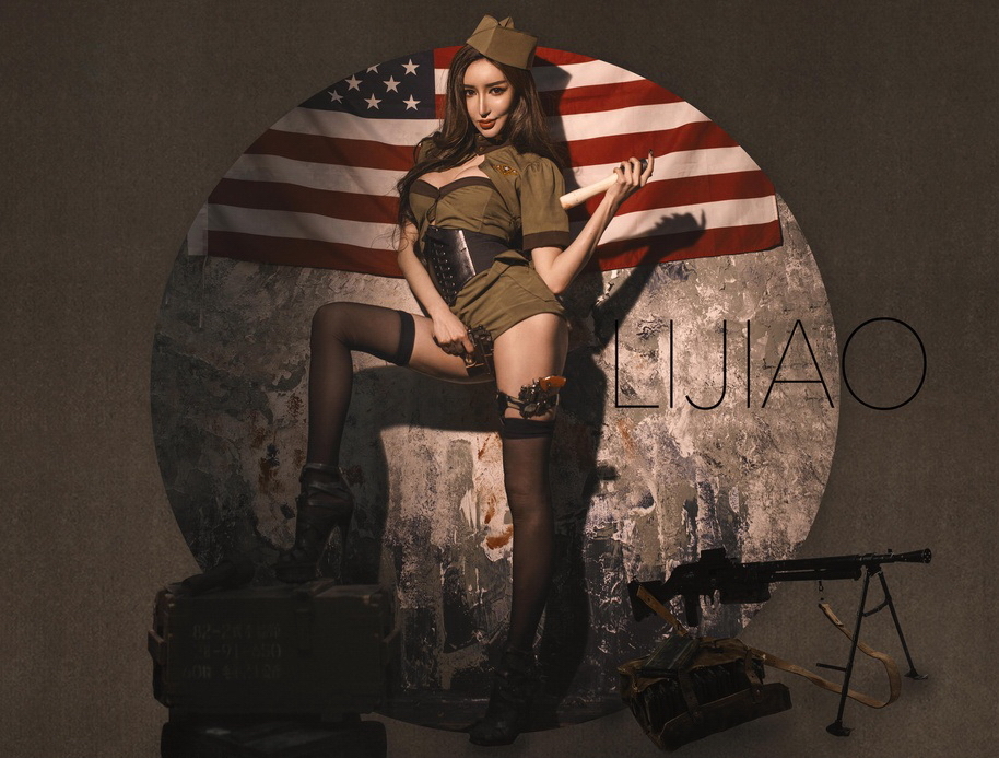 野性美女王瑞儿写真