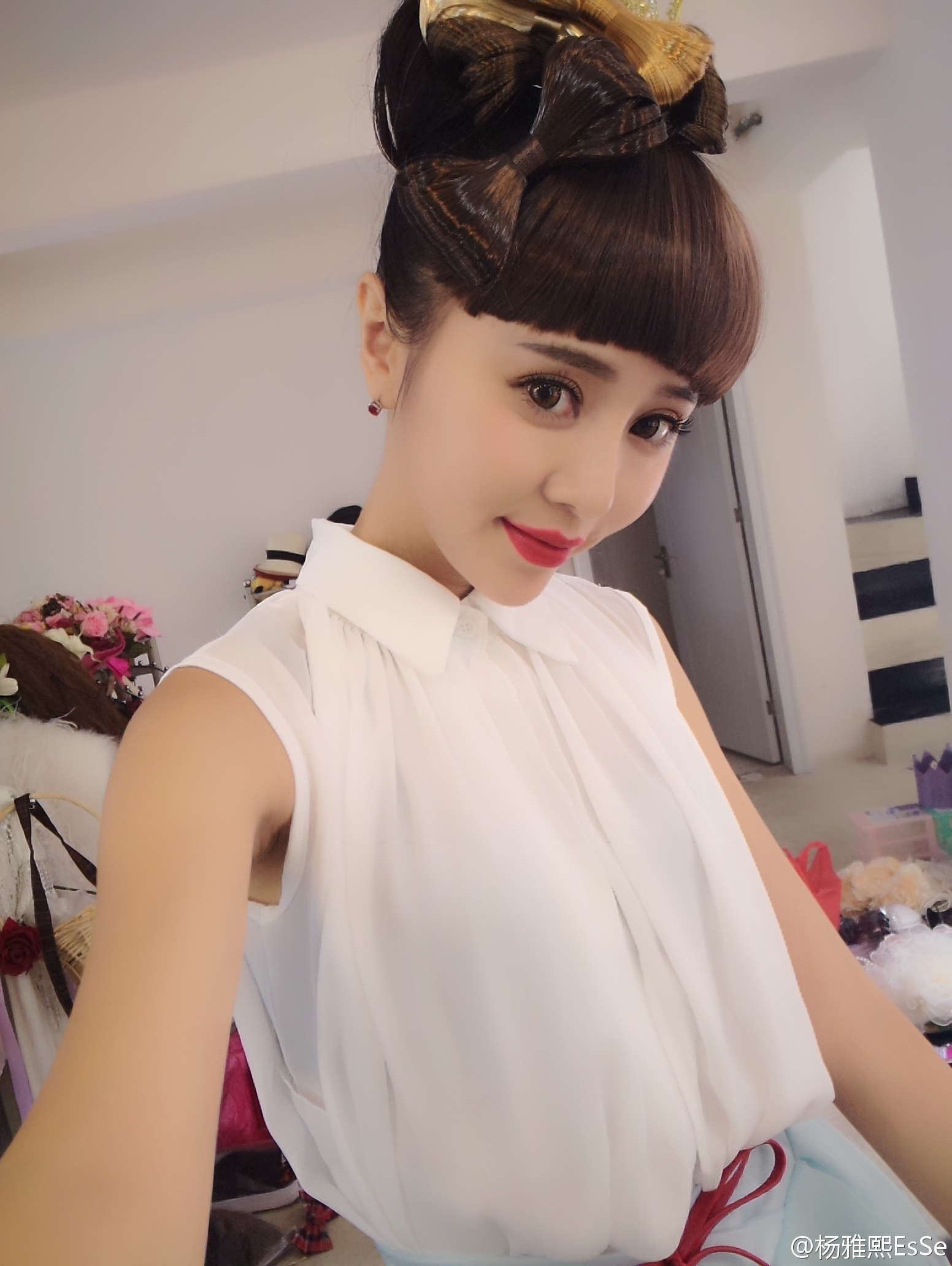 模特大赛最佳形体奖 - 杨雅熙 微博生活自拍照 1