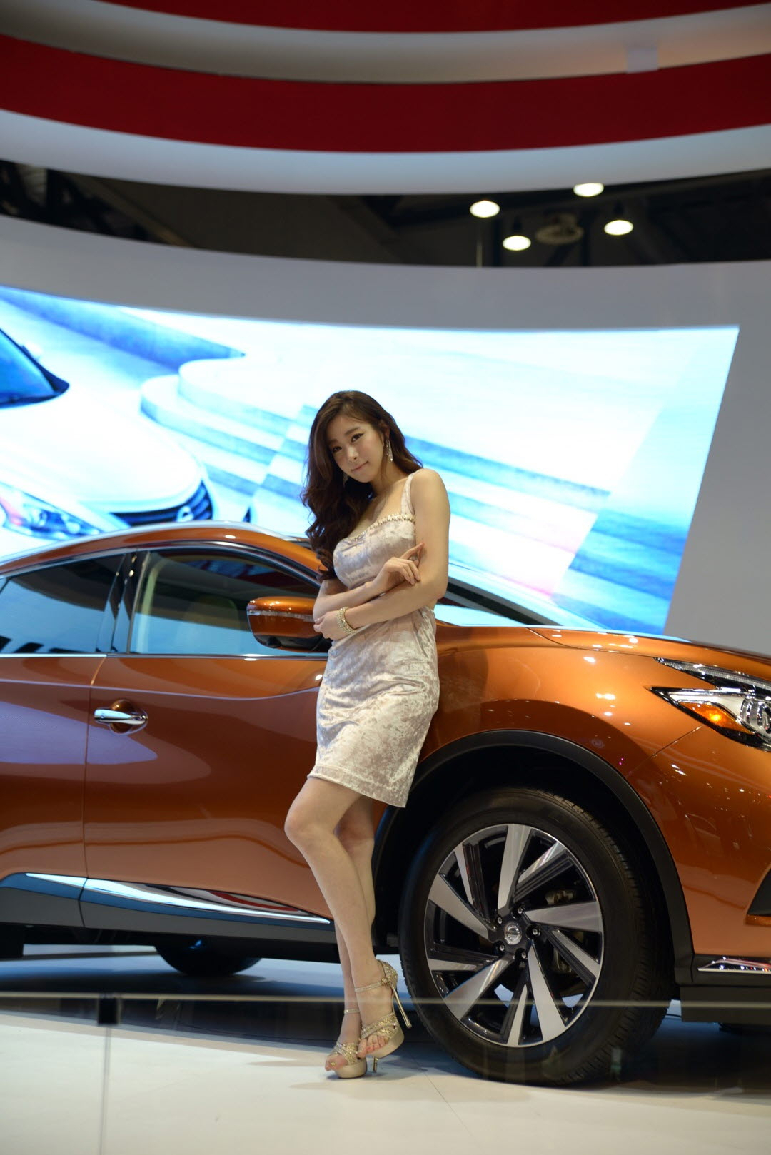 2015韩国国际车展韩国丽人崔娜英