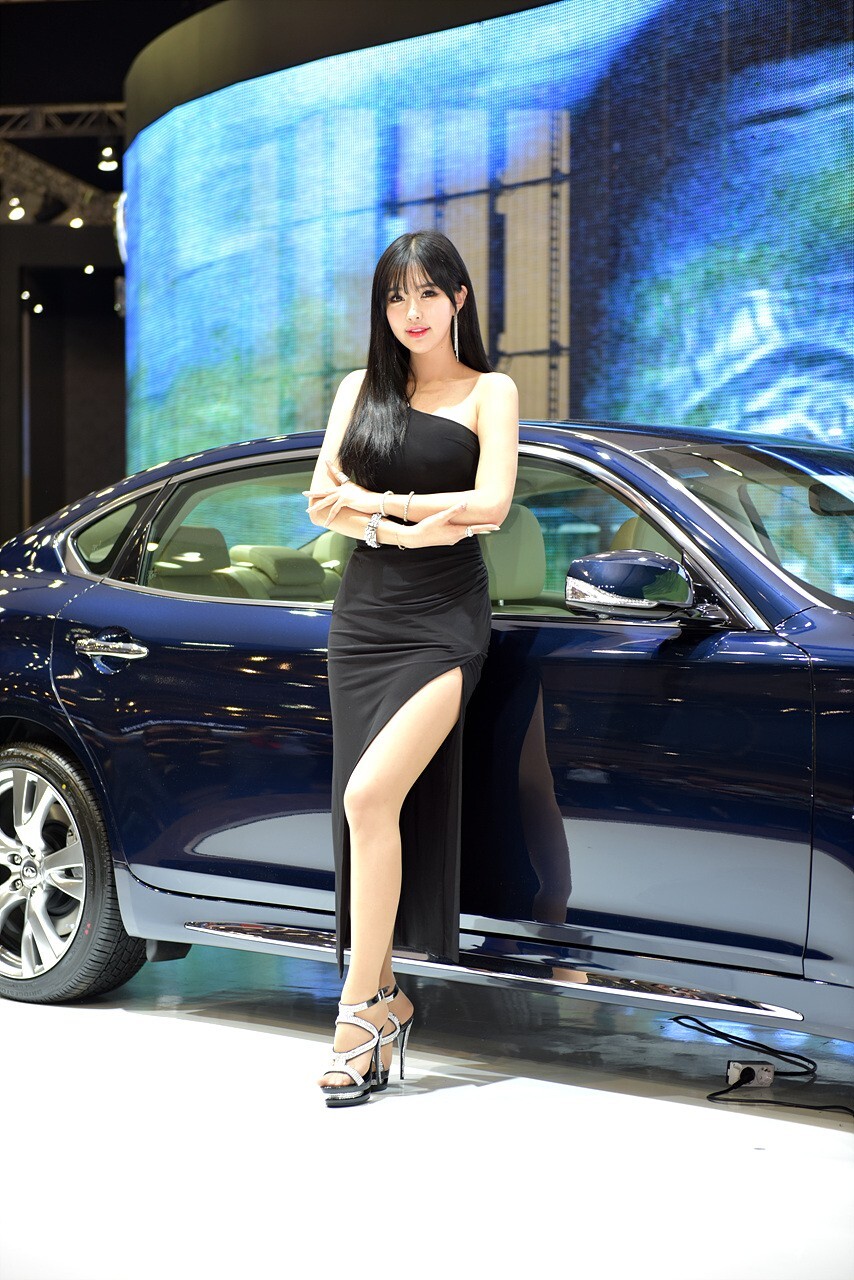 2015韩国国际车展韩国丽人崔星河