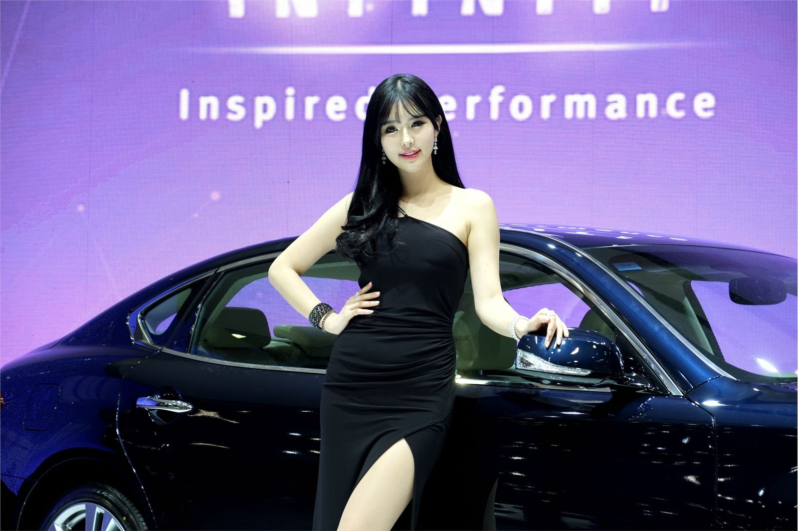 2015韩国国际车展韩国丽人崔星河