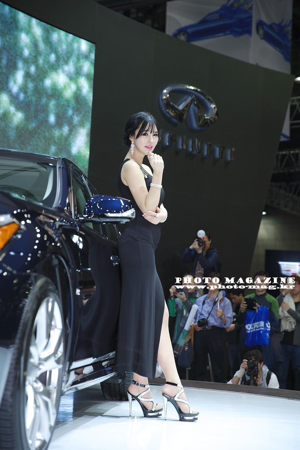 2015韩国国际车展韩国丽人崔星河