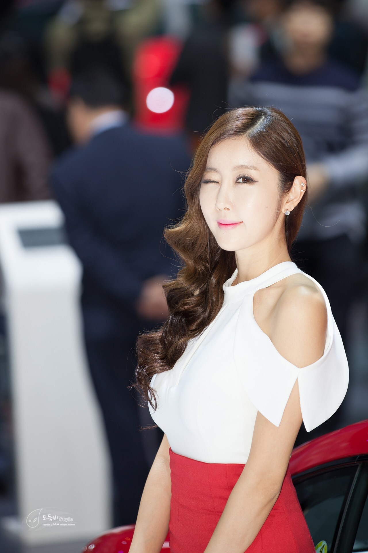 2015韩国国际车展韩国丽人崔星雅