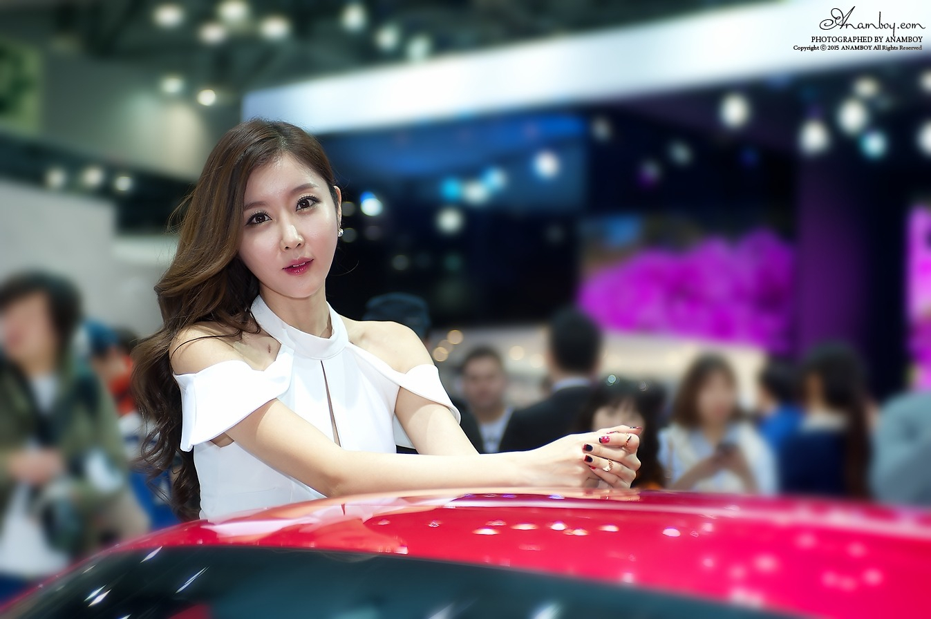 2015韩国国际车展韩国丽人崔星雅