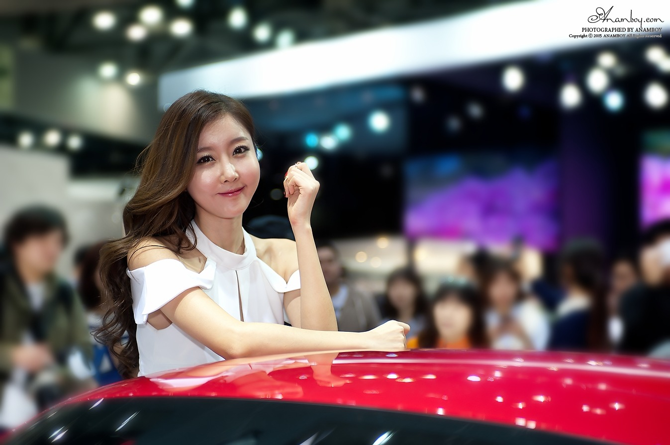 2015韩国国际车展韩国丽人崔星雅
