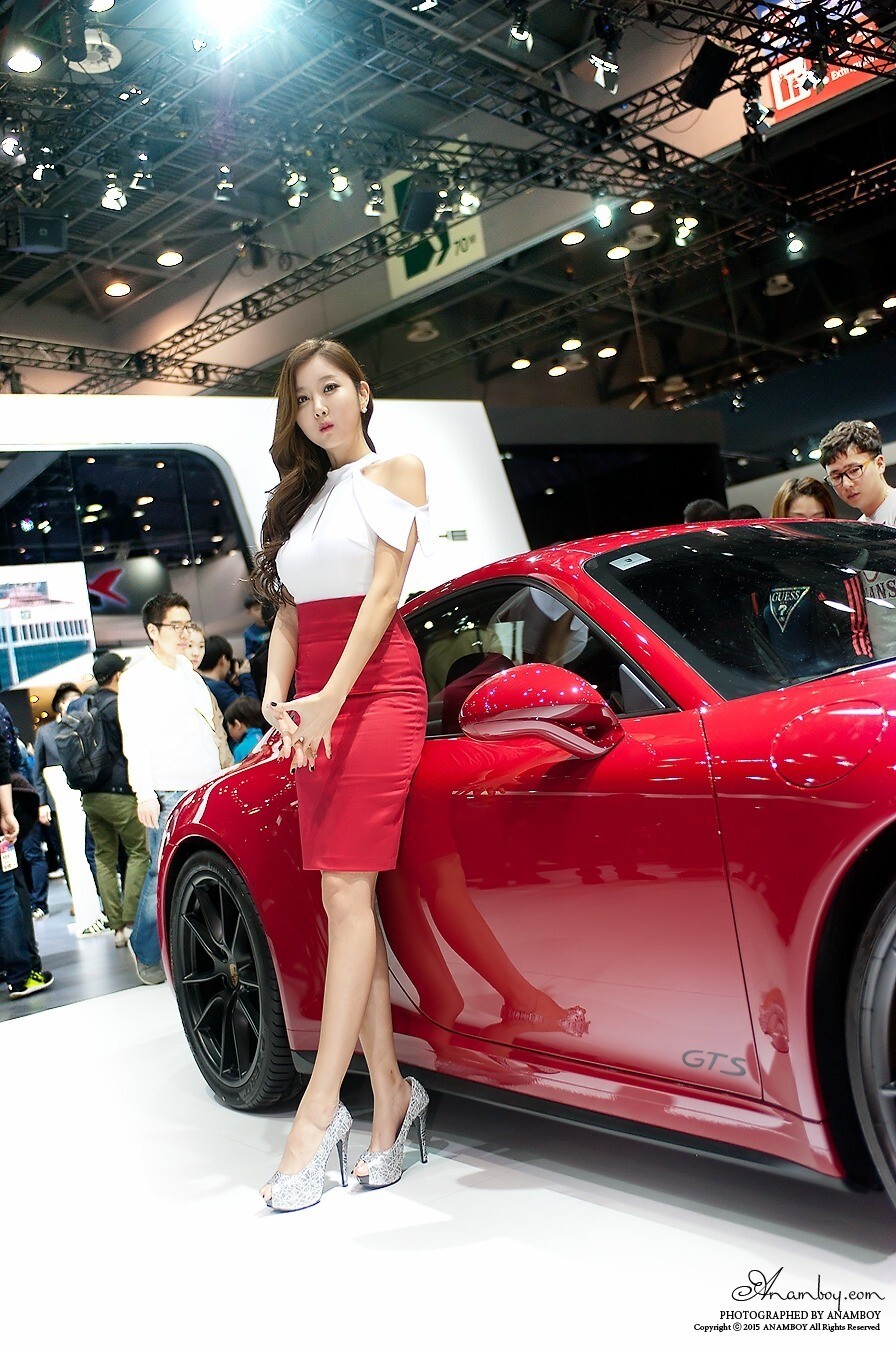 2015韩国国际车展韩国丽人崔星雅