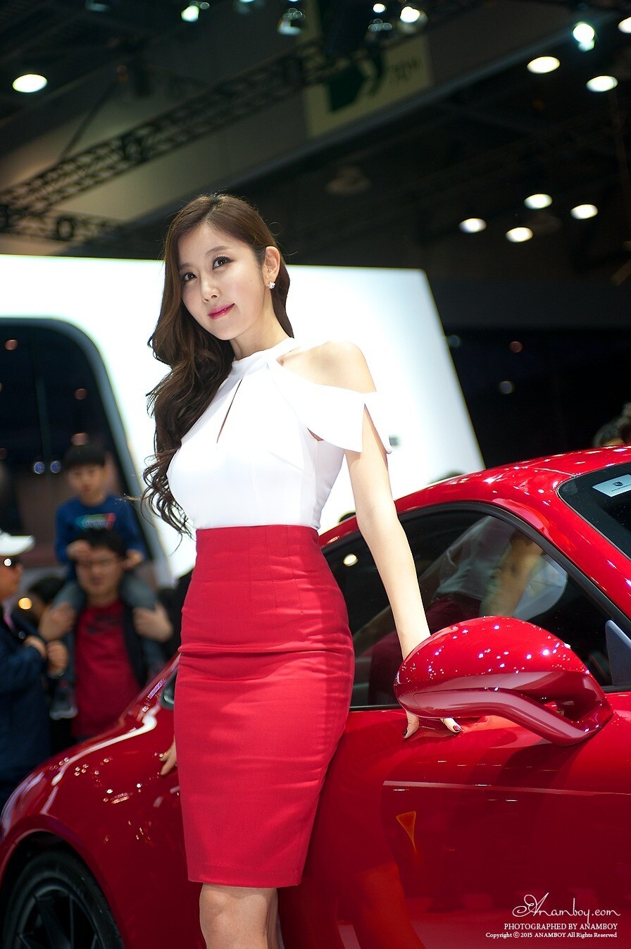 2015韩国国际车展韩国丽人崔星雅