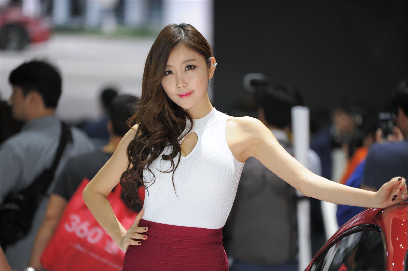 2015韩国国际车展韩国丽人崔星雅