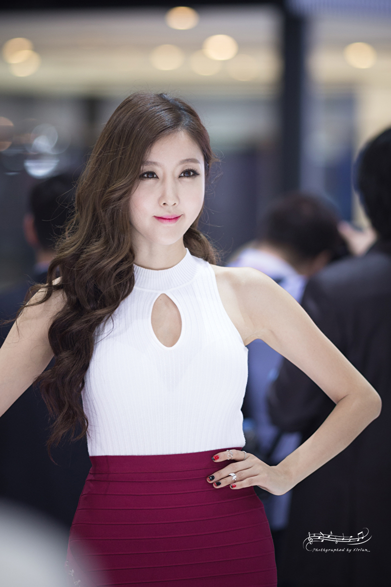2015韩国国际车展韩国丽人崔星雅