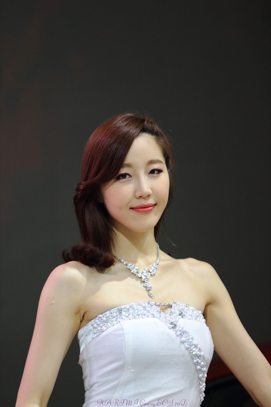 2015韩国国际车展靓丽车模金雅然