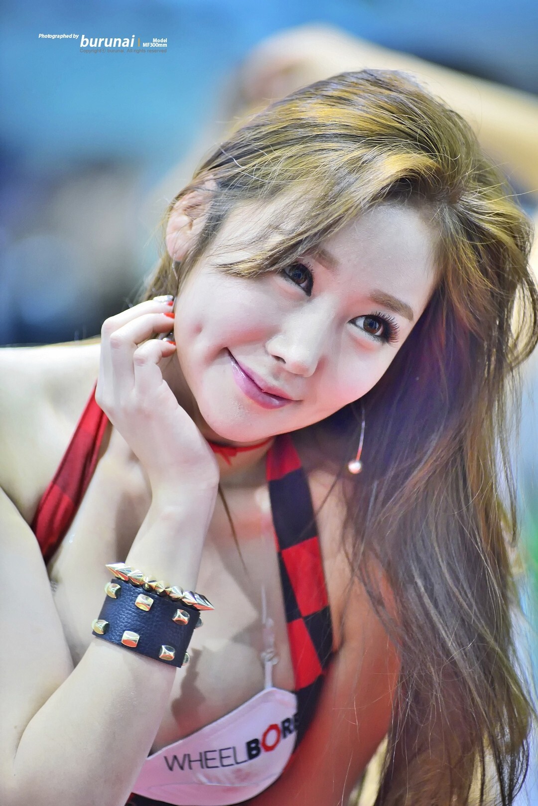 2015韩国国际车展靓丽车模金雅然