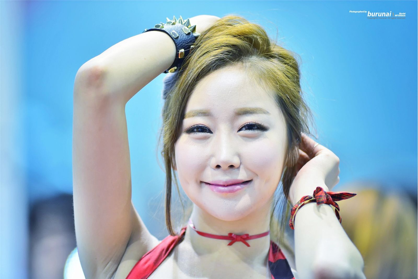 2015韩国国际车展靓丽车模金雅然