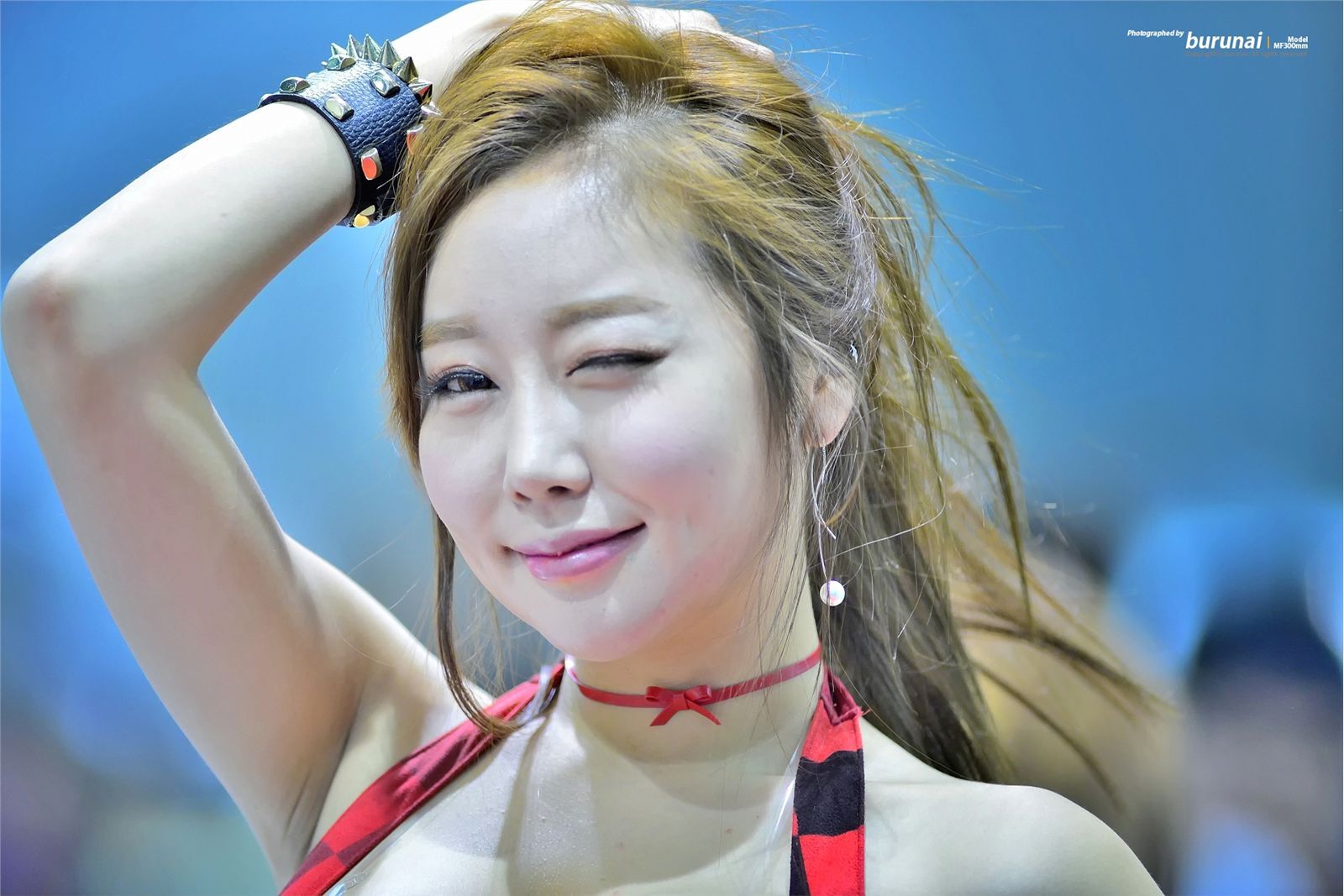 2015韩国国际车展靓丽车模金雅然