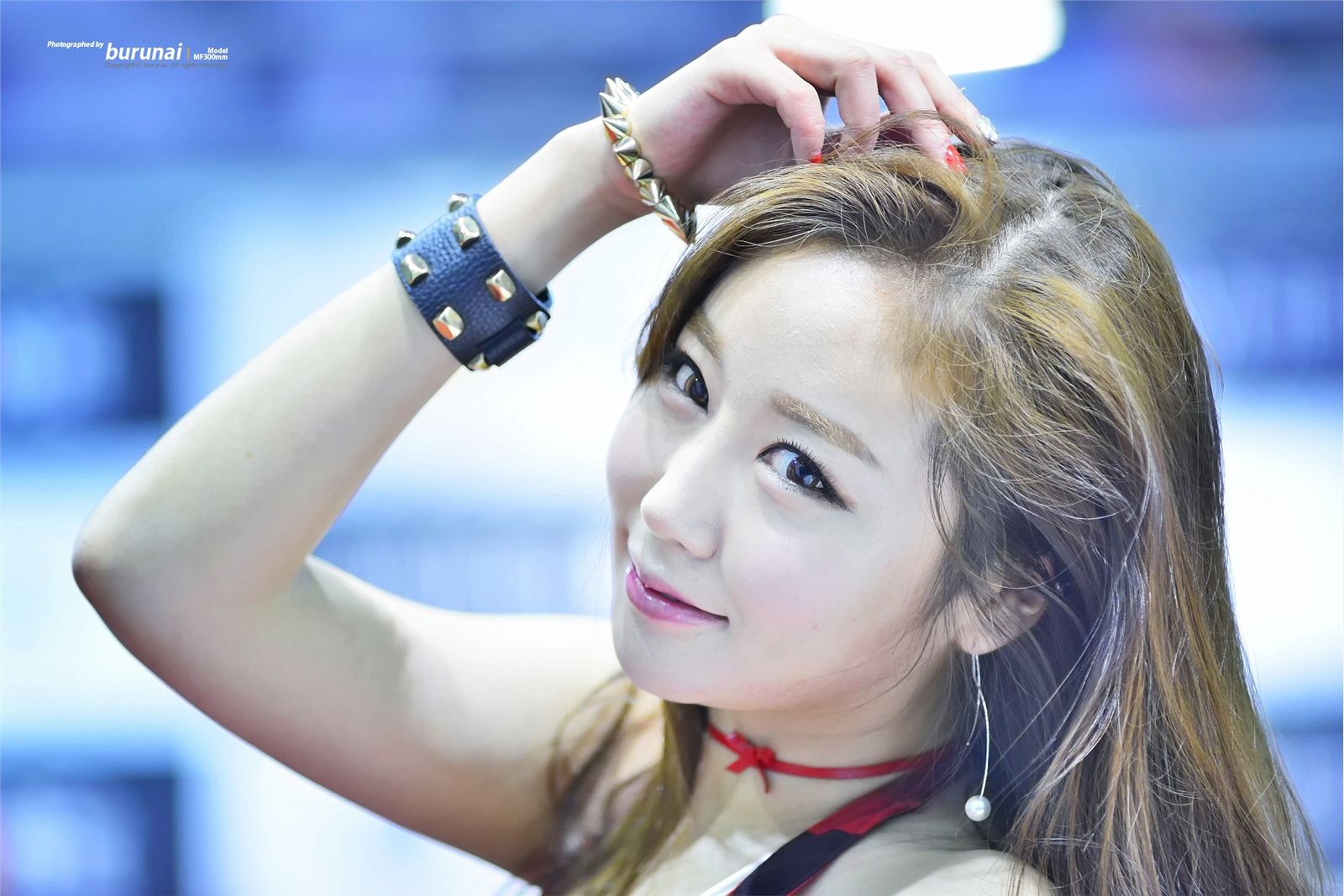 2015韩国国际车展靓丽车模金雅然