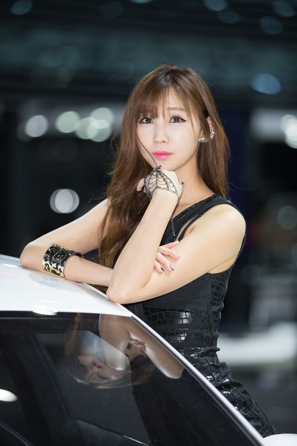 2015韩国国际车展超级车模李柳恩