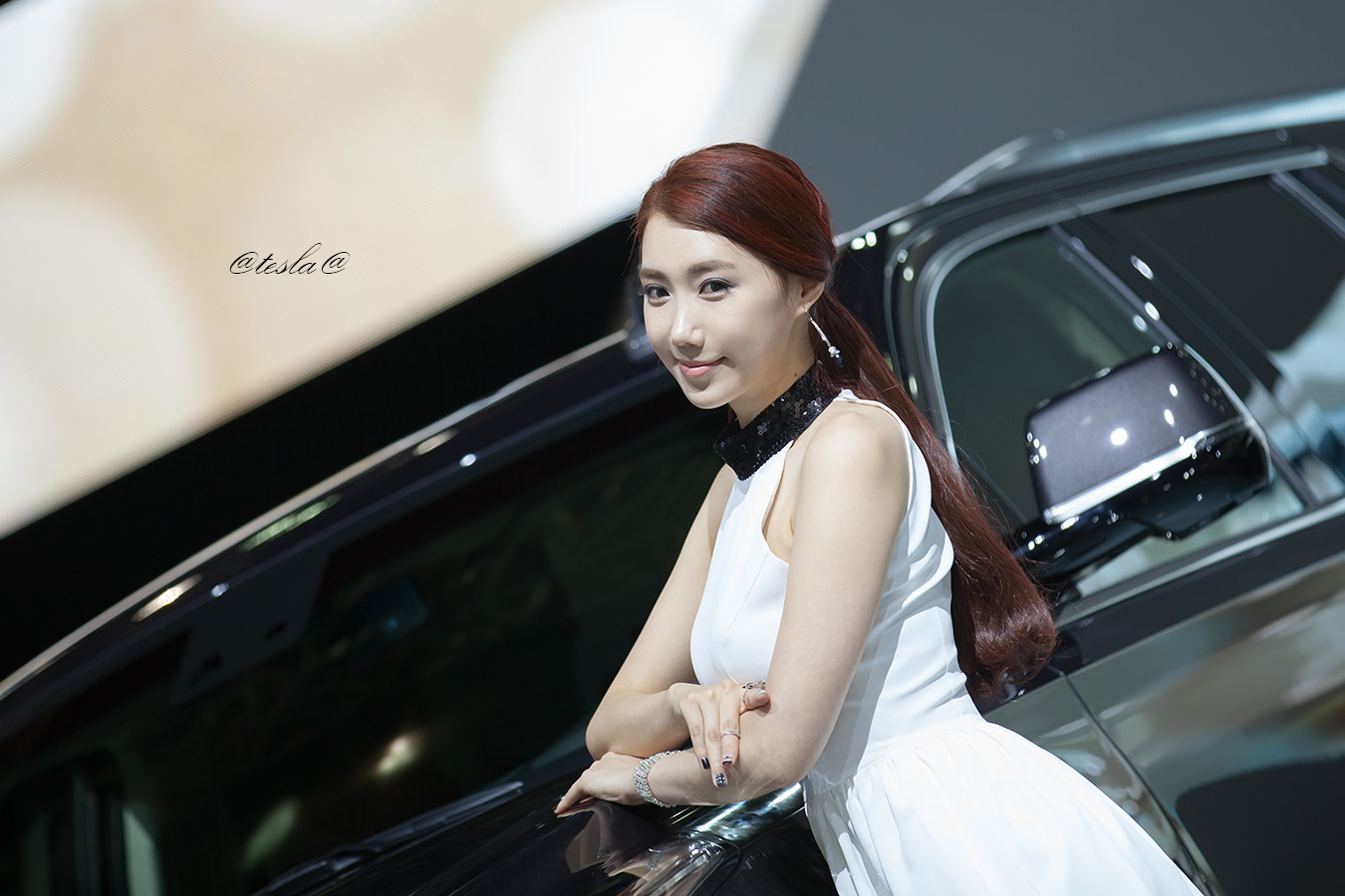 2015韩国国际车展超级车模李圣花