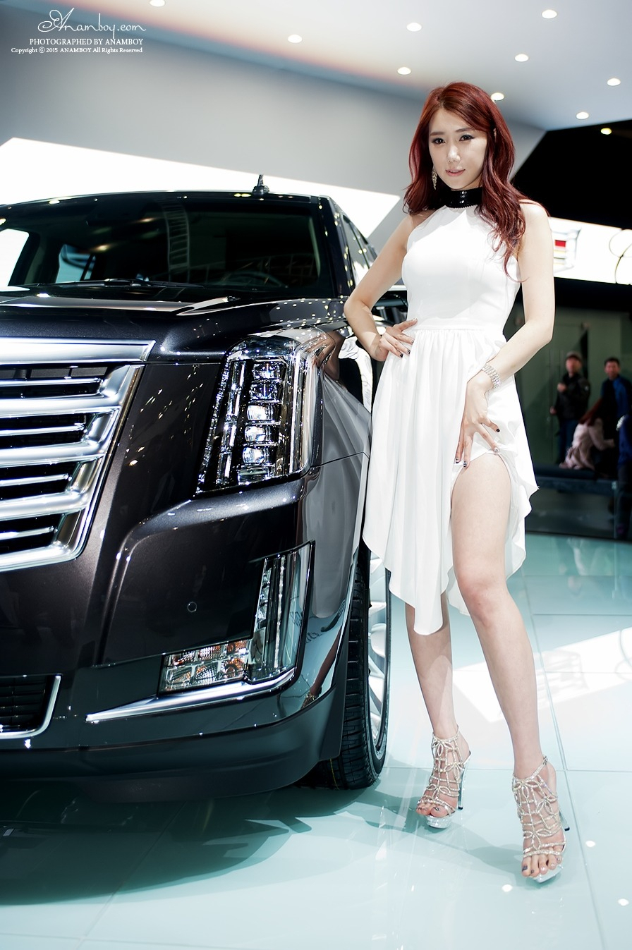 2015韩国国际车展超级车模李圣花