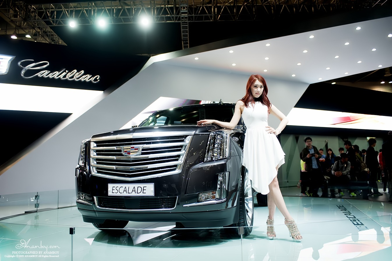 2015韩国国际车展超级车模李圣花