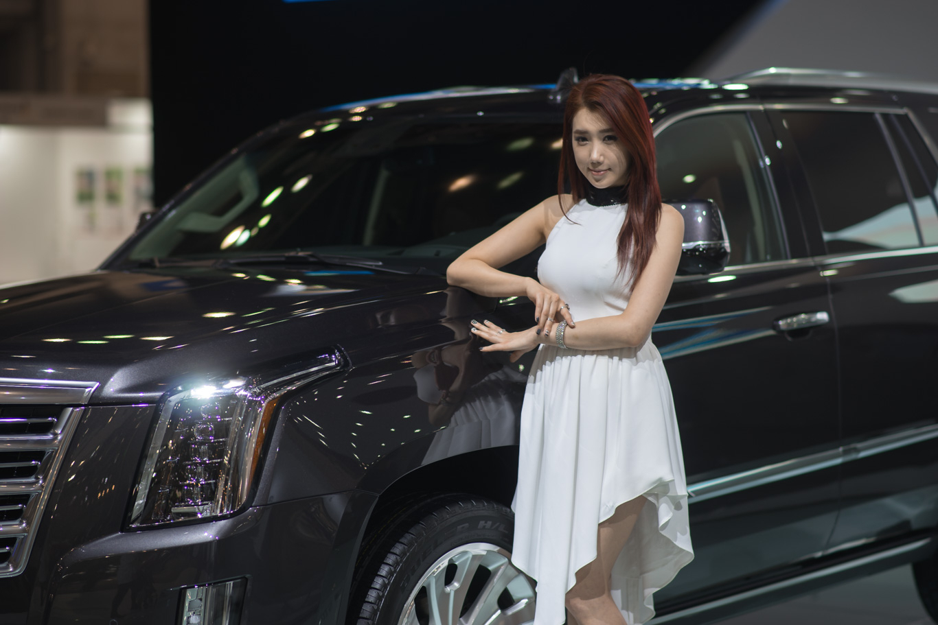 2015韩国国际车展超级车模李圣花