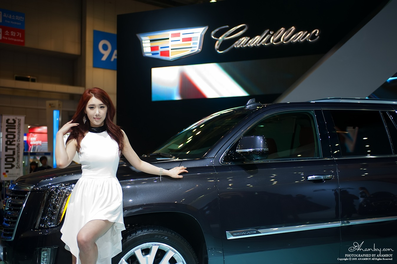 2015韩国国际车展超级车模李圣花