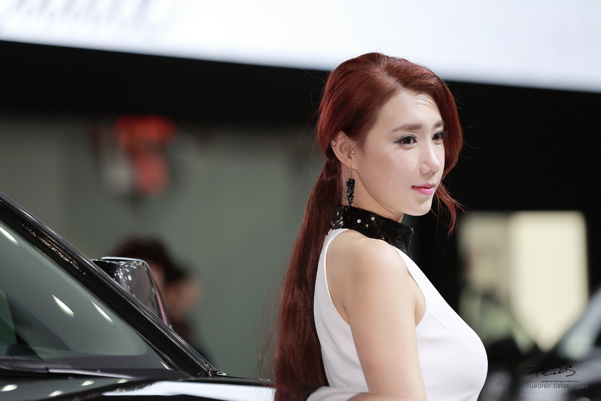 2015韩国国际车展超级车模李圣花