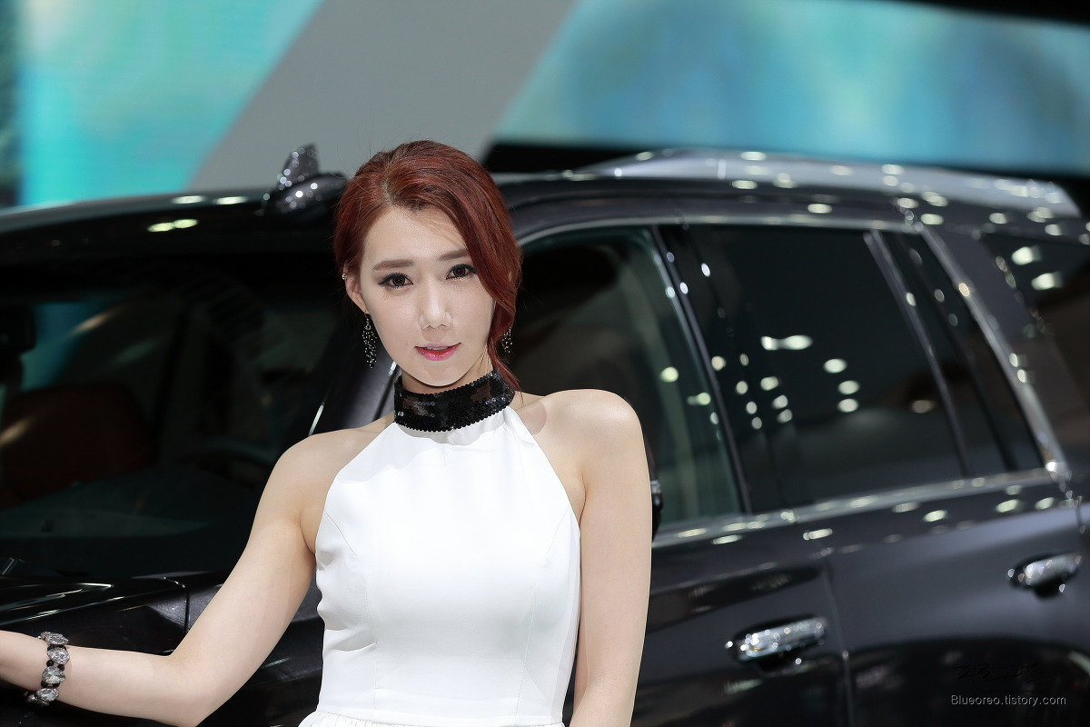 2015韩国国际车展超级车模李圣花