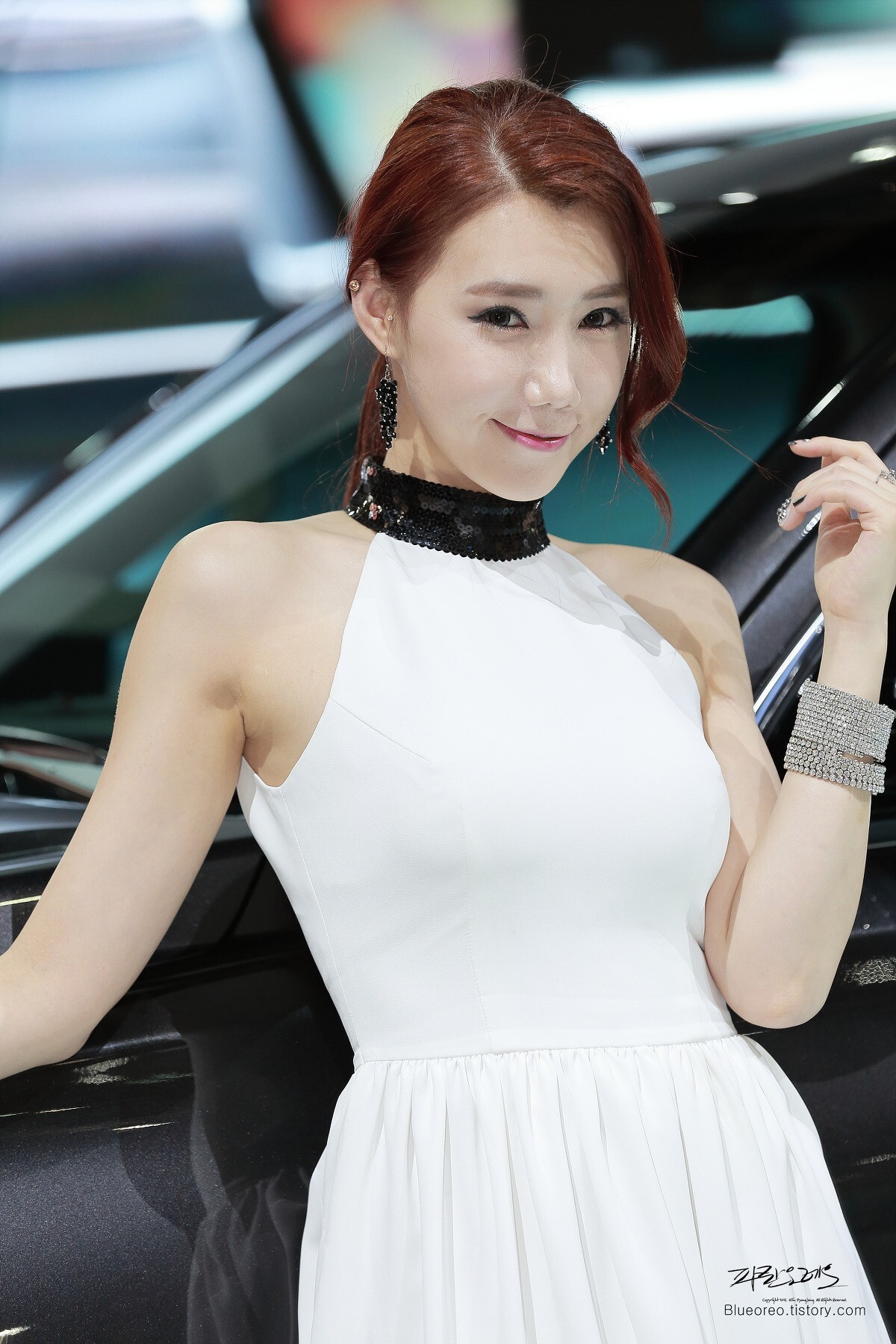 2015韩国国际车展超级车模李圣花