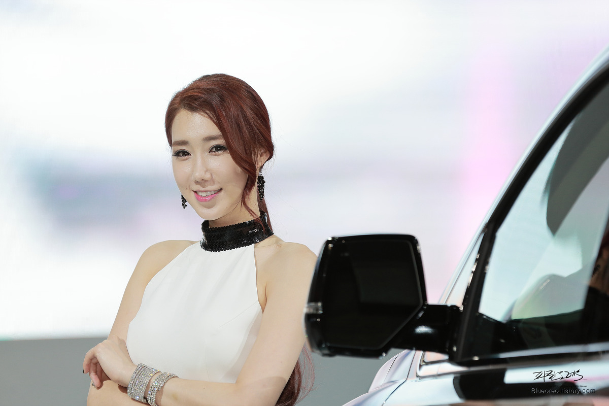 2015韩国国际车展超级车模李圣花