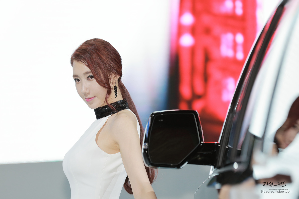 2015韩国国际车展超级车模李圣花