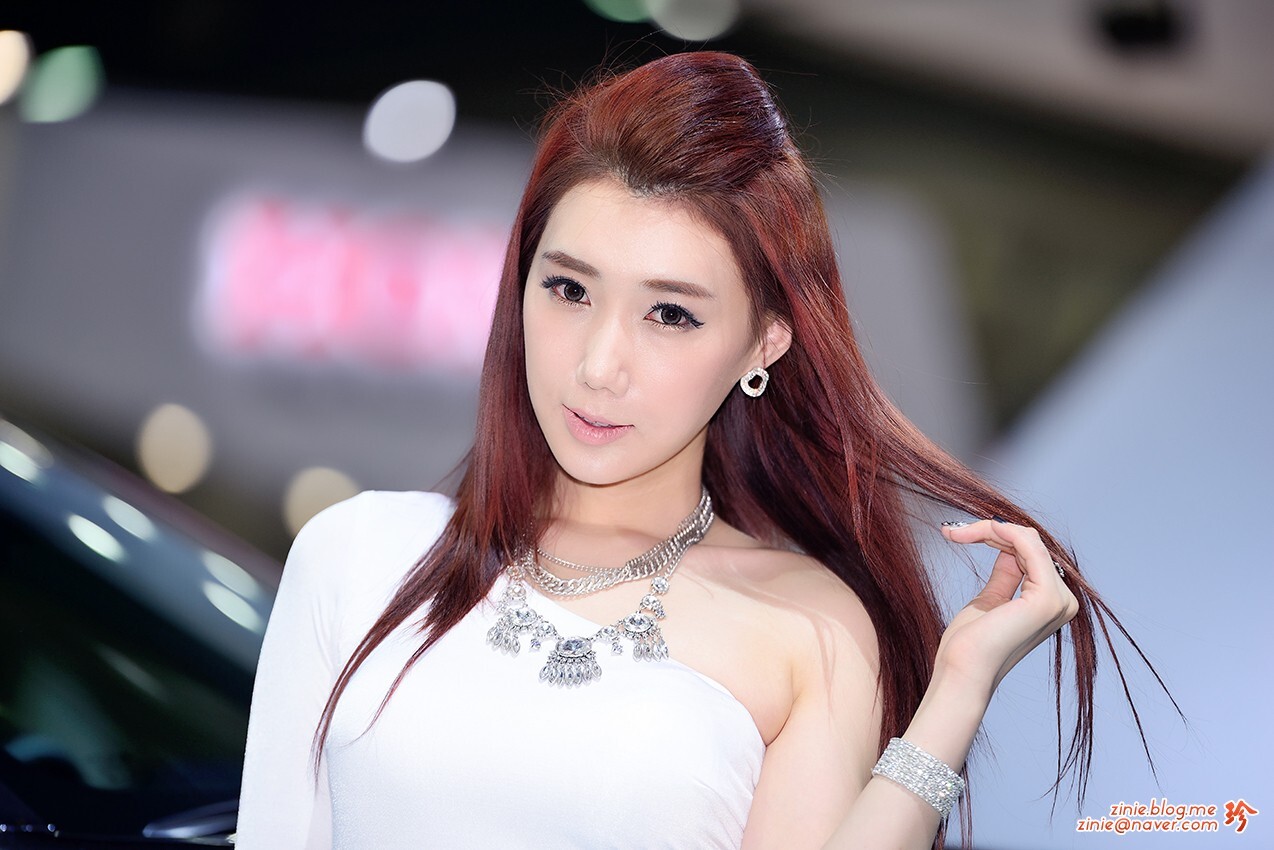 2015韩国国际车展超级车模李圣花