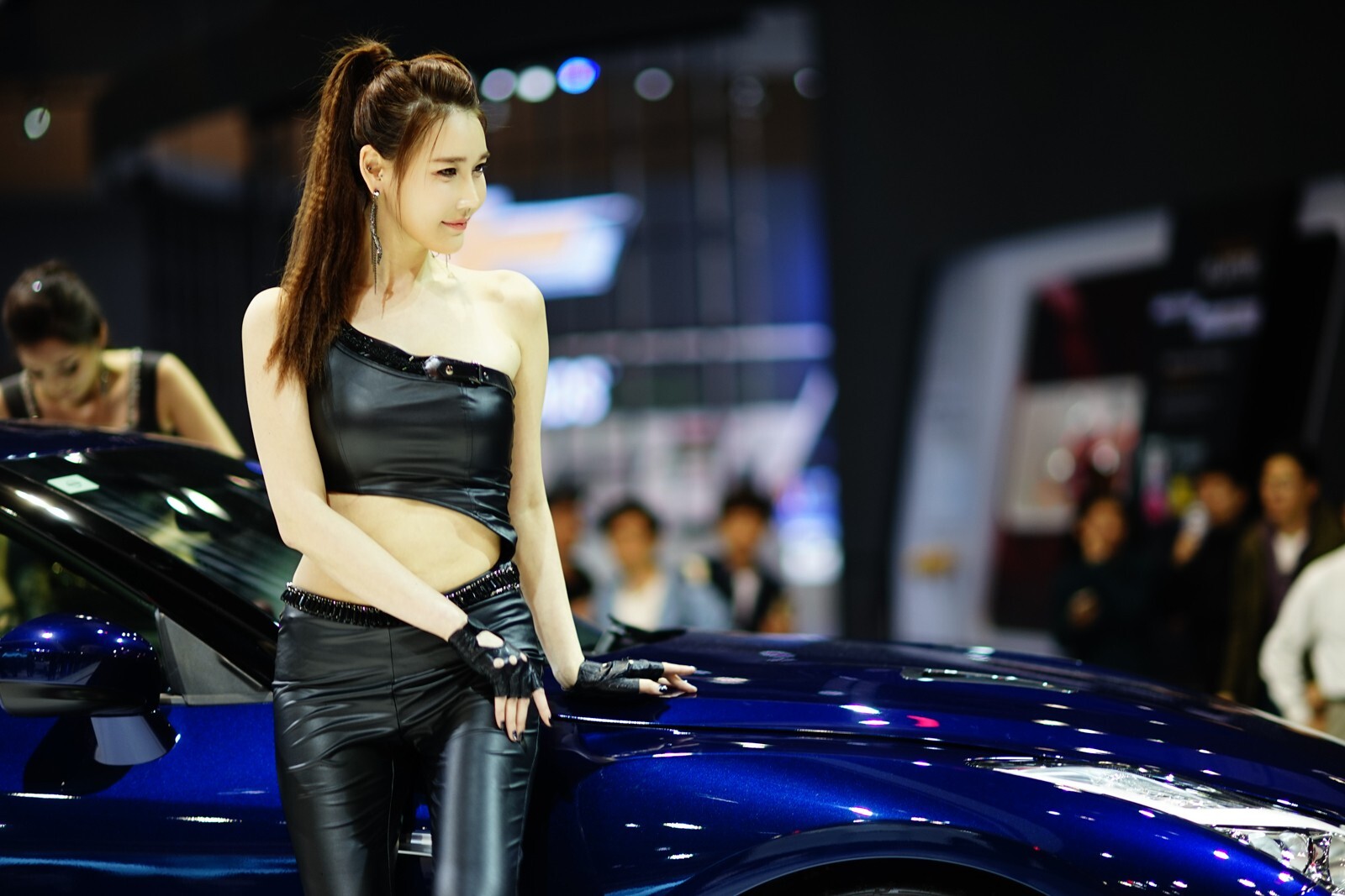 2015韩国国际车展超级车模李晓英