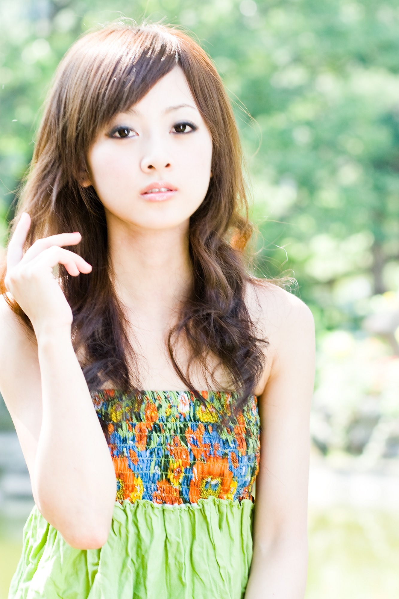 台湾清纯美女果子MM张凯洁@雙溪公園