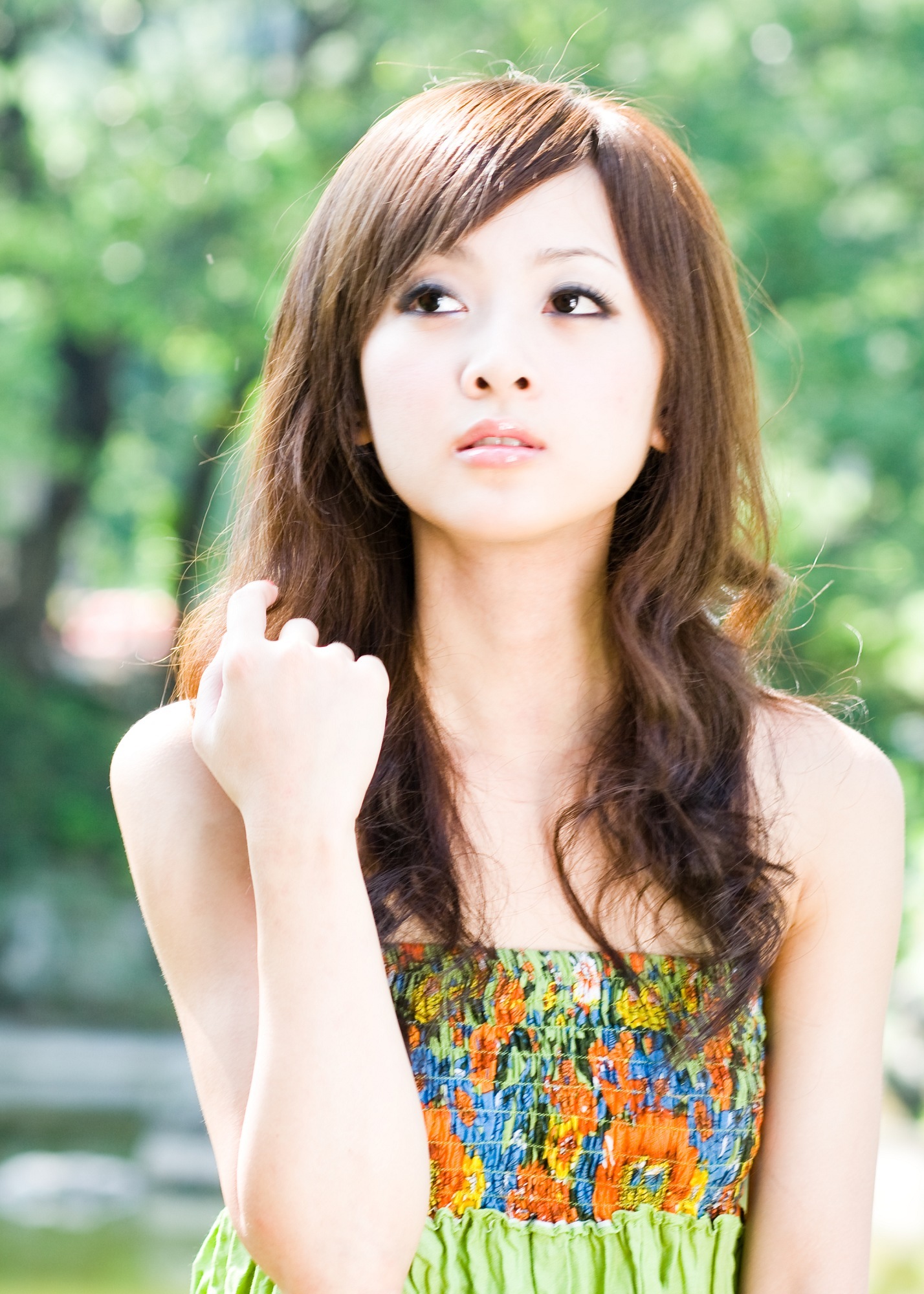 台湾清纯美女果子MM张凯洁@雙溪公園