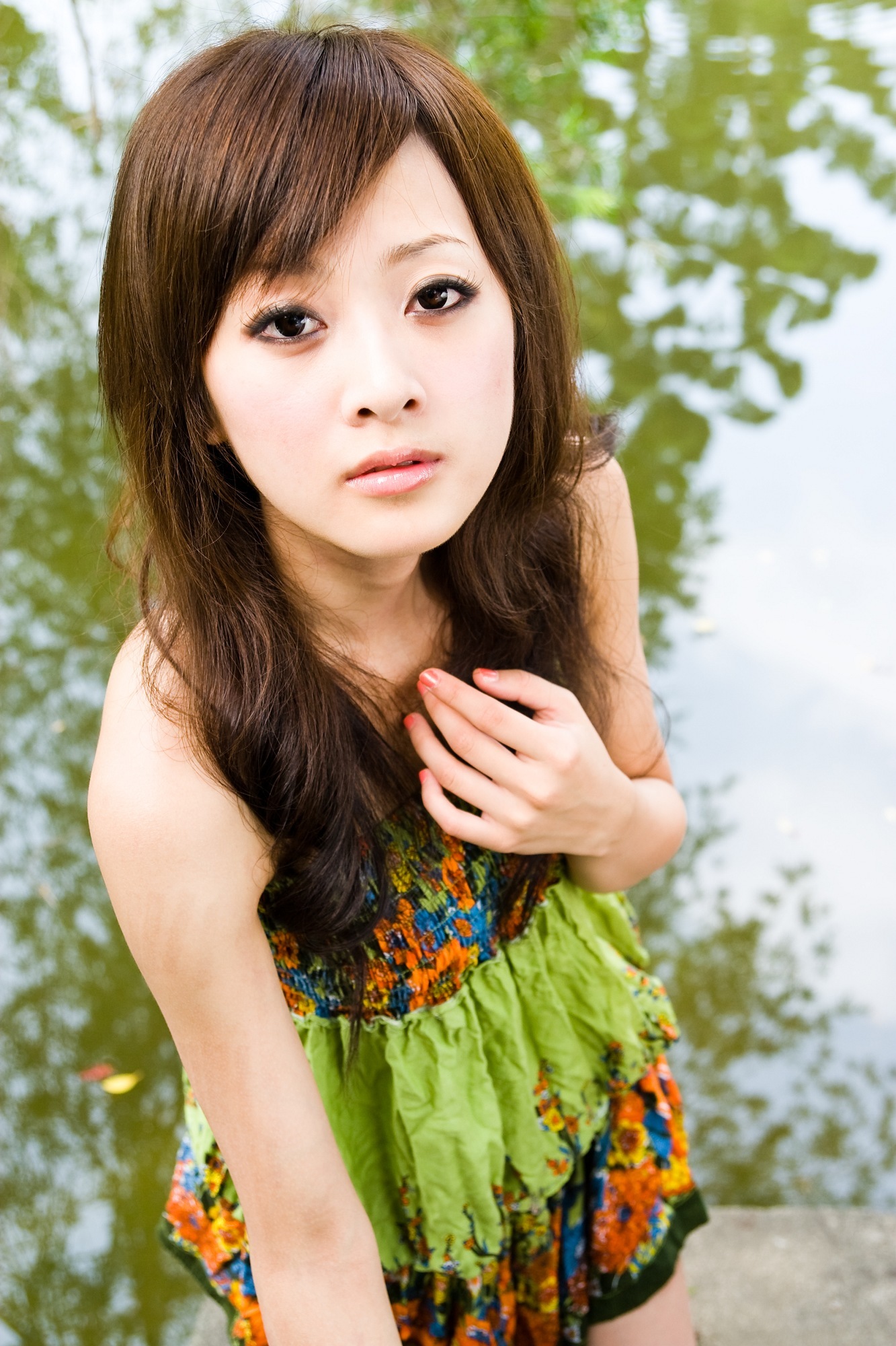 台湾清纯美女果子MM张凯洁@雙溪公園