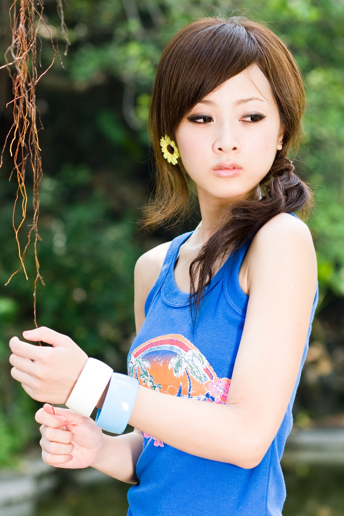 台湾清纯美女果子MM张凯洁@雙溪公園