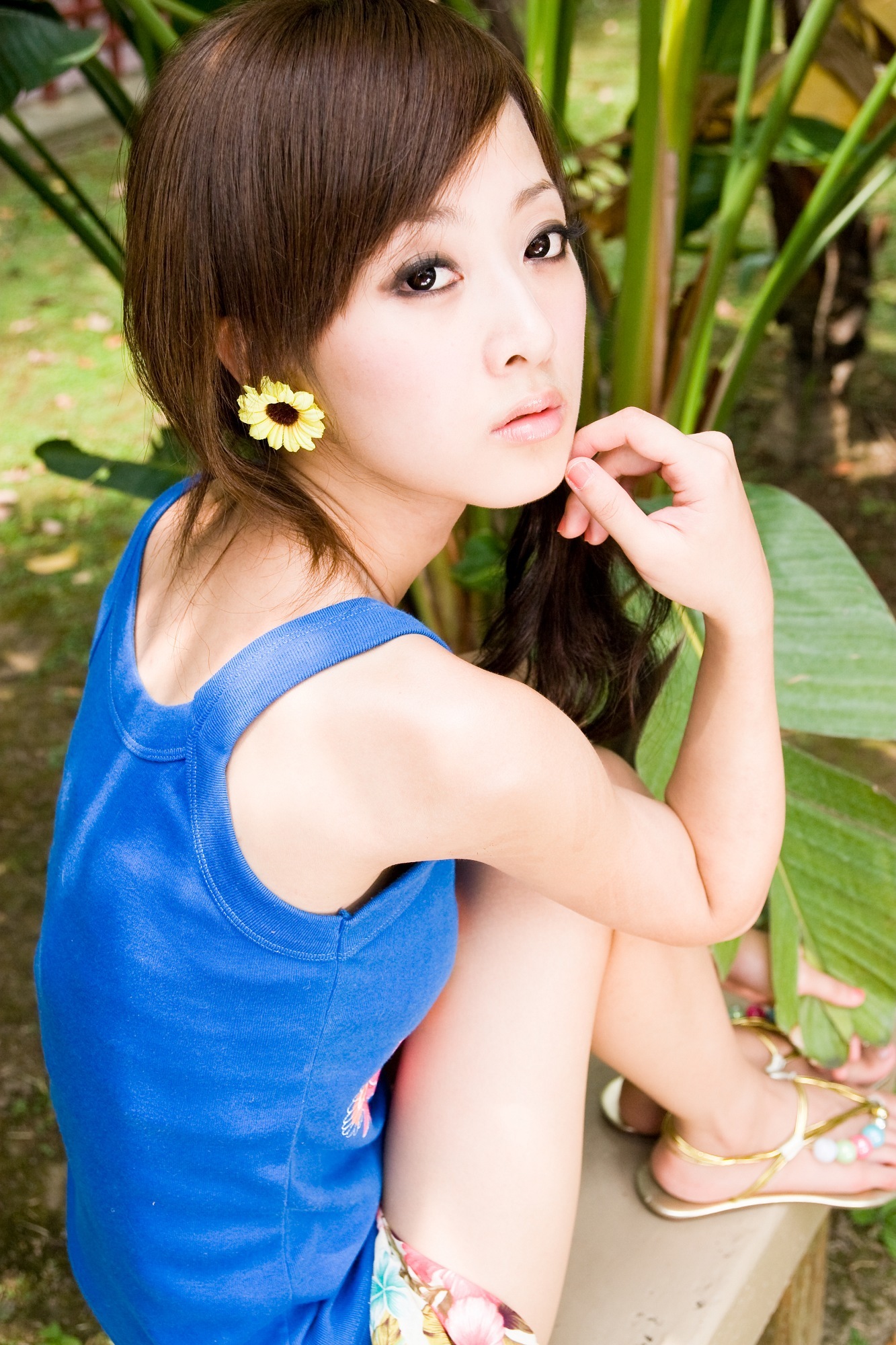 台湾清纯美女果子MM张凯洁@雙溪公園