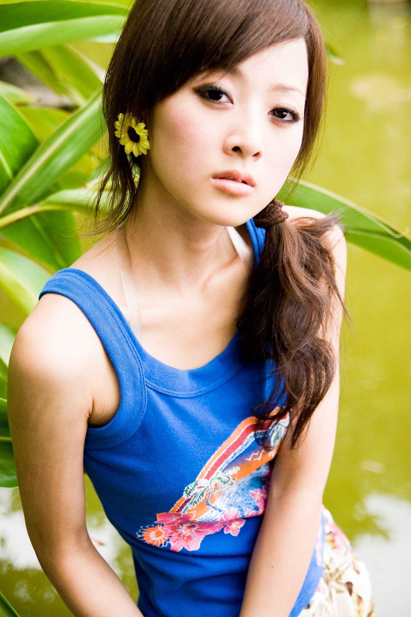 台湾清纯美女果子MM张凯洁@雙溪公園