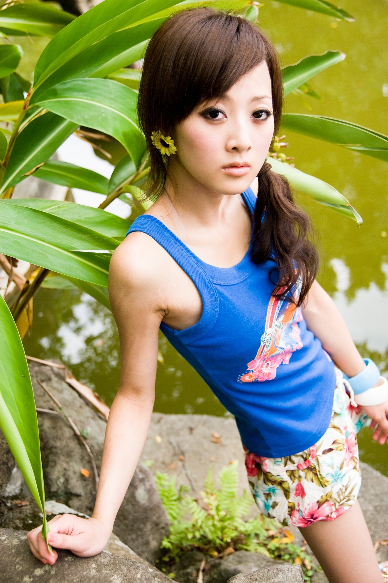 台湾清纯美女果子MM张凯洁@雙溪公園