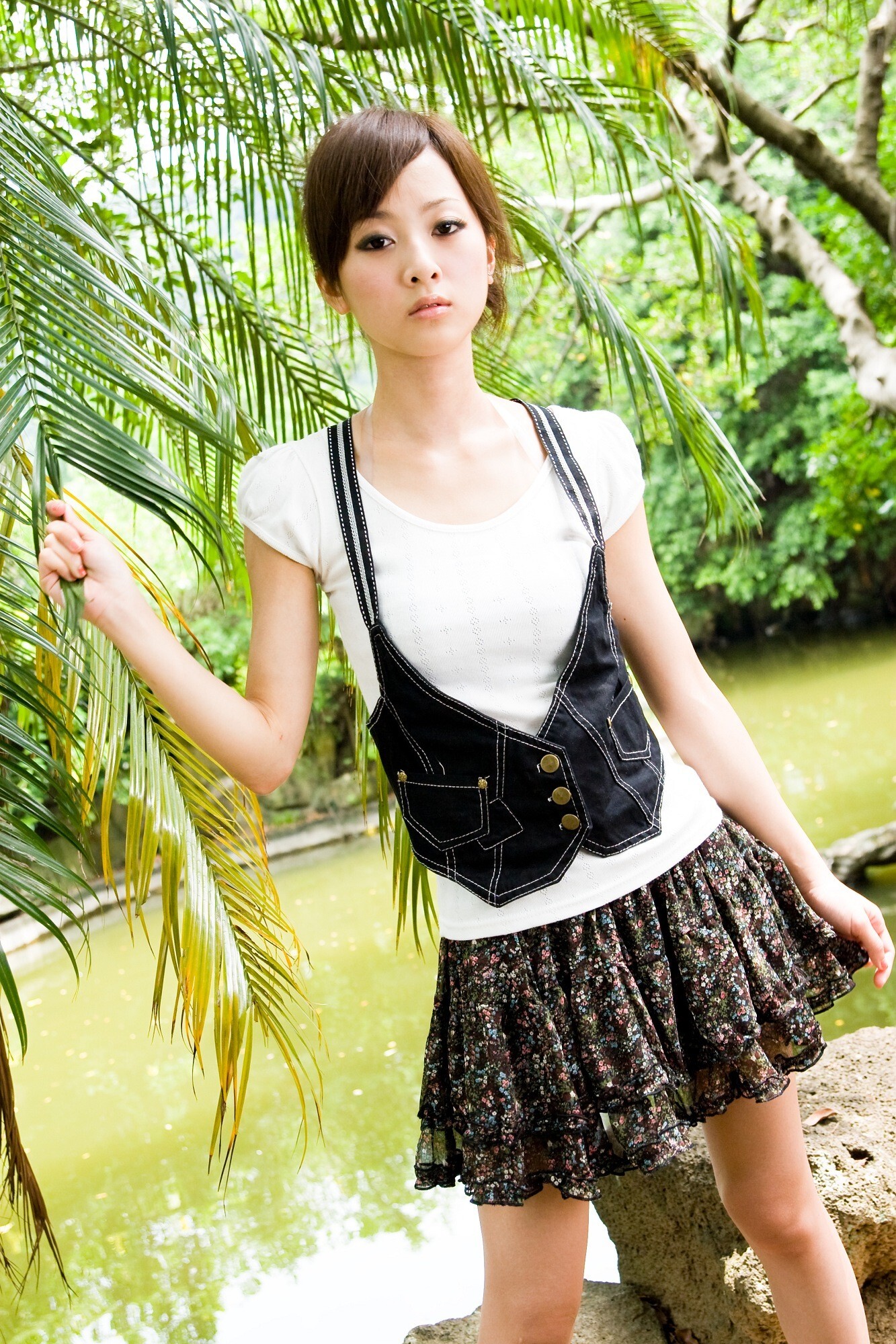 台湾清纯美女果子MM张凯洁@雙溪公園