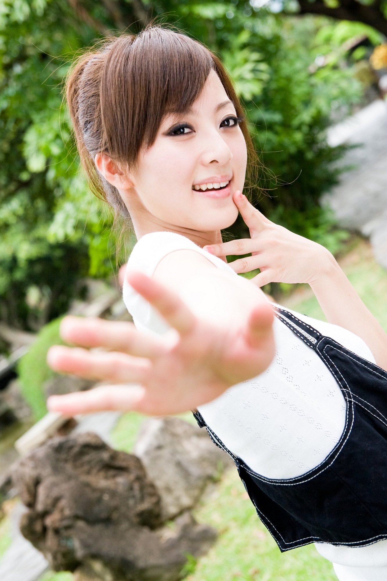 台湾清纯美女果子MM张凯洁@雙溪公園