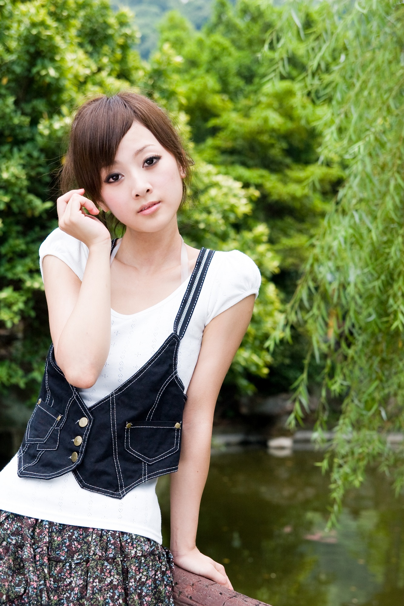 台湾清纯美女果子MM张凯洁@雙溪公園