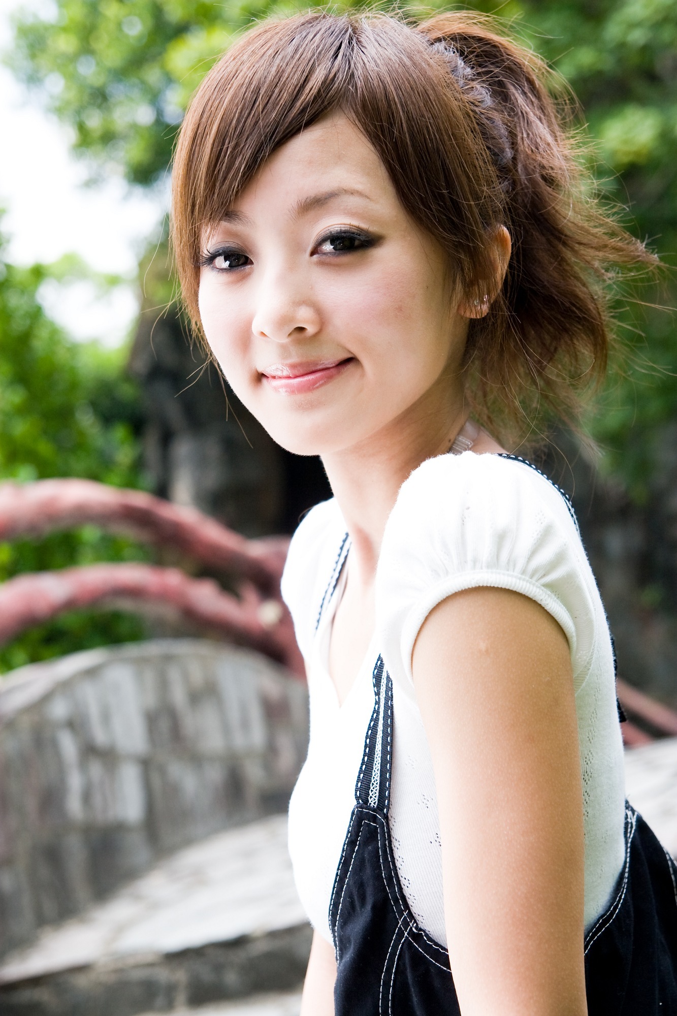 台湾清纯美女果子MM张凯洁@雙溪公園