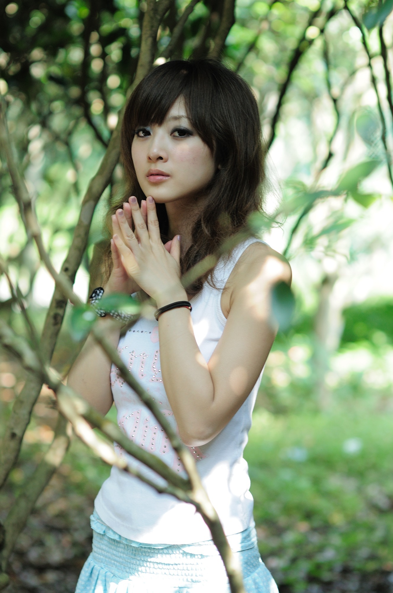 台湾清纯美女果子MM张凯洁@陽明山美軍宿舍1