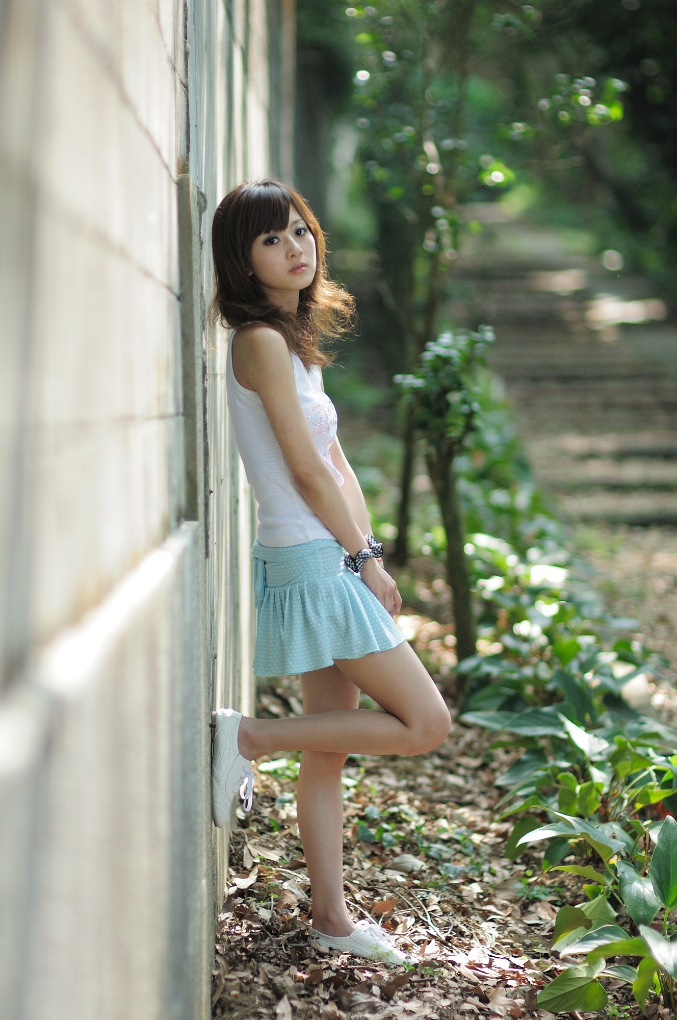 台湾清纯美女果子MM张凯洁@陽明山美軍宿舍1