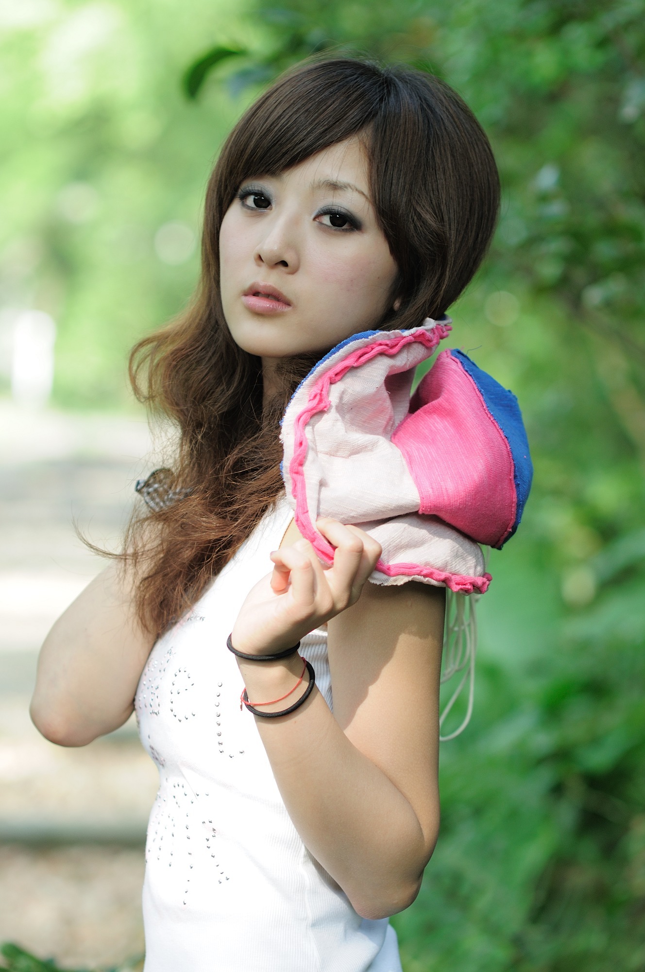 台湾清纯美女果子MM张凯洁@陽明山美軍宿舍1