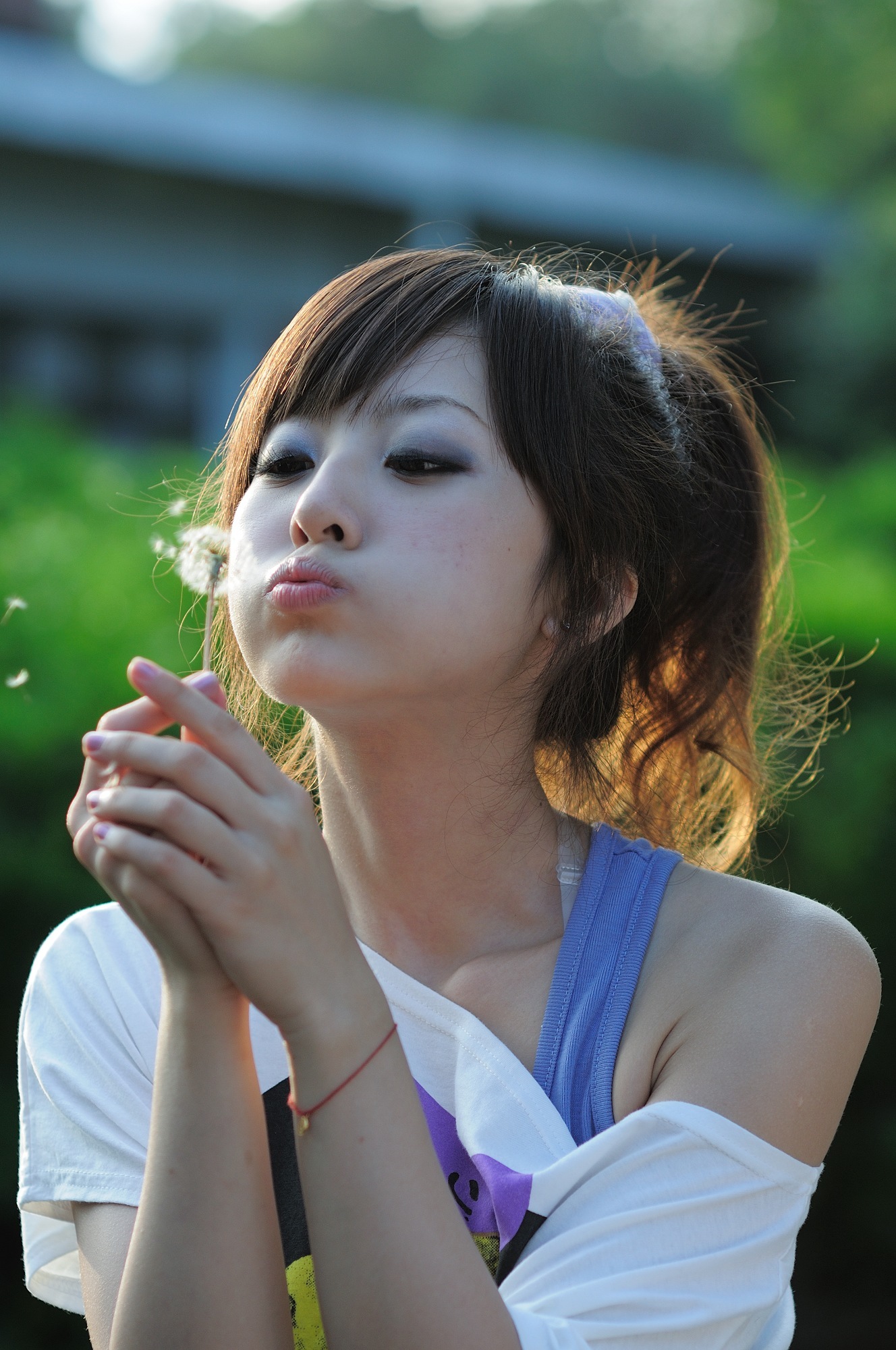 台湾清纯美女果子MM张凯洁@陽明山美軍宿舍1