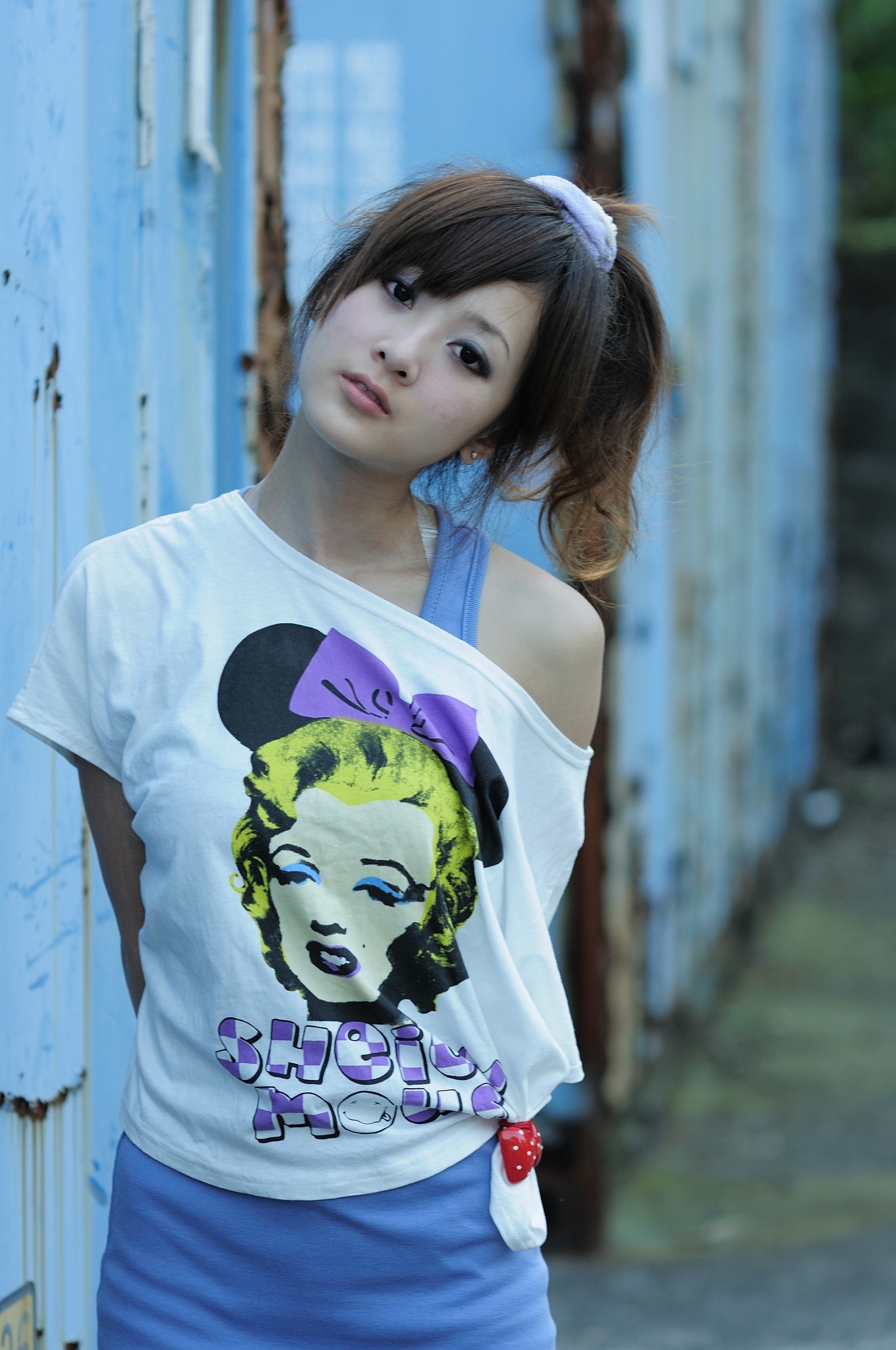 台湾清纯美女果子MM张凯洁@陽明山美軍宿舍1